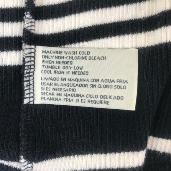 *4/$20* Izod Navy Blue & White Stripe Tank - Picture 4 of 5